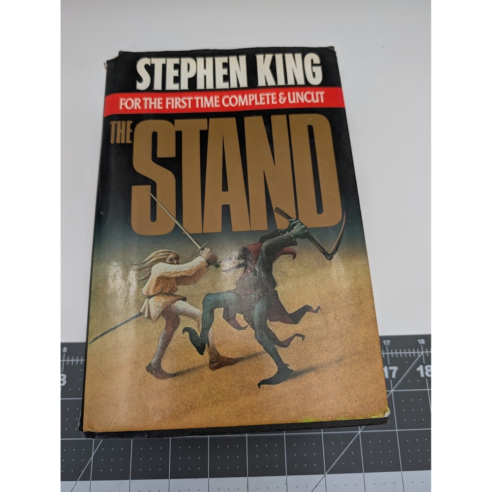 The Stand Stephen King Complete Uncut 1990 Doubleday Hardcover Book HC DJ